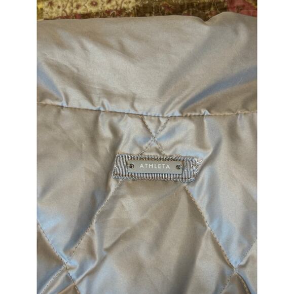 Pre-Owned Athleta Vest Goosedown Silcer/Gray Size L - Picture 10 of 11